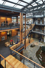 The design was driven by the workplace concept, and the building’s place in Seattle. It is built not just for what the U.S. Army Corps of Engineers needs today, but also for its future. - Photo Credit: Benjamin Benschneider