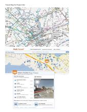TOP: Transit map BOTTOM: Walkability/Transit/Cycling Score - Photo Credit: Architect
