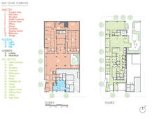 Floor plan for floors 1-2. - Photo Credit: Holst Architecture