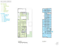 Floor plan for floors 3-4. - Photo Credit: Holst Architecture