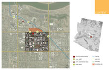 Context plan showing how the project connects to its place, region, and neighborhood - Photo Credit: Lake|Flato Architects