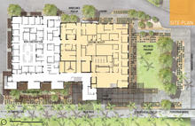 ASU Student Health Services Building Site Plan - Photo Credit: Lake|Flato Architects