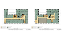 Level 2 and Level 3 Floor Plans - Photo Credit: Westlake Reed Leskosky