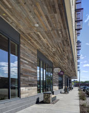 Overhang at South Facade - Photo Credit: Tricia Shay Photography