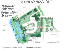 Proposed improvements and restoration of site habitat as project betterments. - Photo Credit: Site Workshop