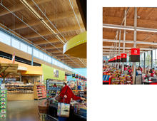 Daylighting was a key component to the design and strategies were put in place to provide ample natural light to shoppers as well as employees - Photo Credit: Dror Baldinger, Ray Briggs