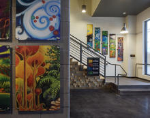 First Floor Lobby Art - Photo Credit: Tricia Shay Photography