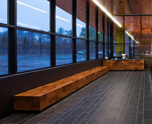 Re-Used Ceder Siding Cut-Offs - Photo Credit: Paul Crosby